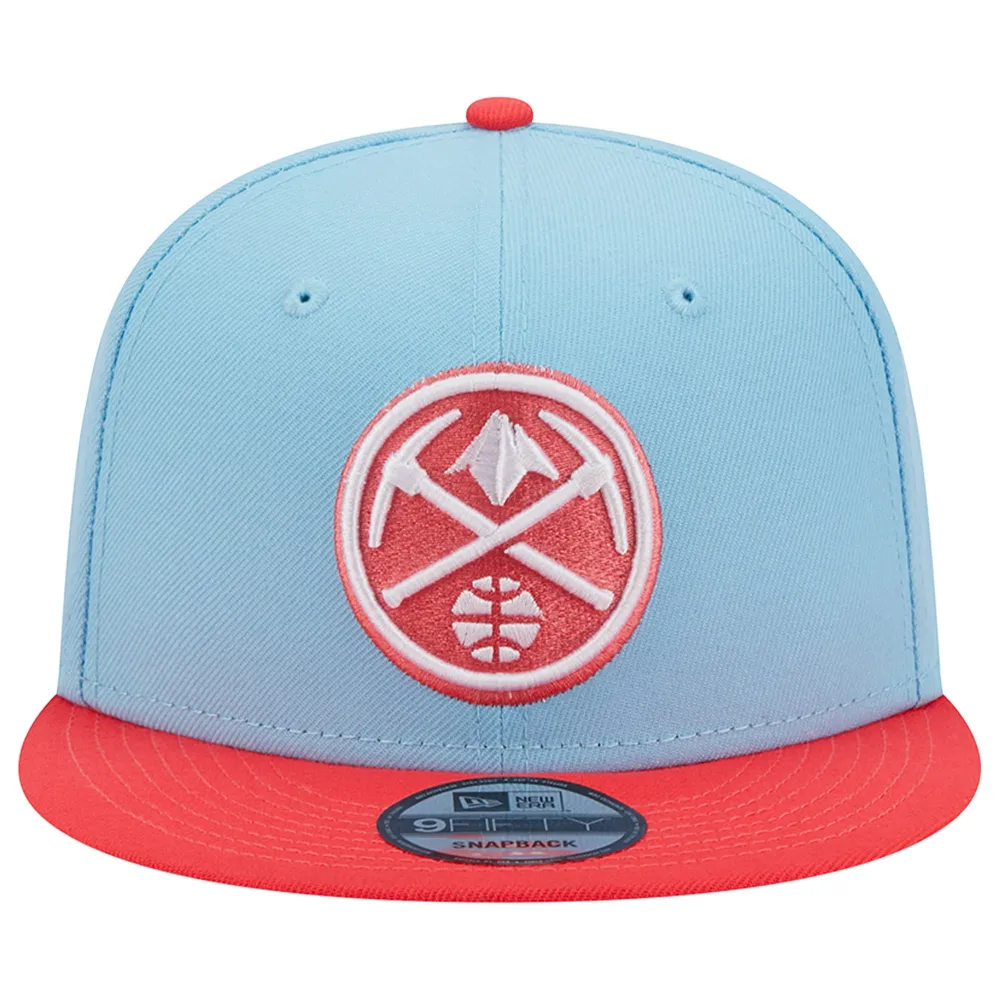 New Era Men's Denver Nuggets Blue 9Fifty Adjustable Hat