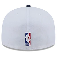 Casquette ajustée 59FIFTY Denver Nuggets 2024/25 City Edition New Era pour homme blanche