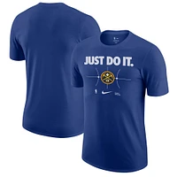 Men's Nike Navy Denver Nuggets Just Do It T-Shirt