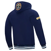 Sweat à capuche pour homme Pro Standard Navy Denver Nuggets Area Code