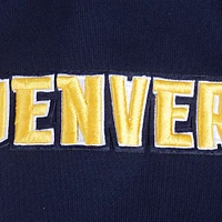 Men's Pro Standard Navy Denver Nuggets Area Code Pullover Hoodie