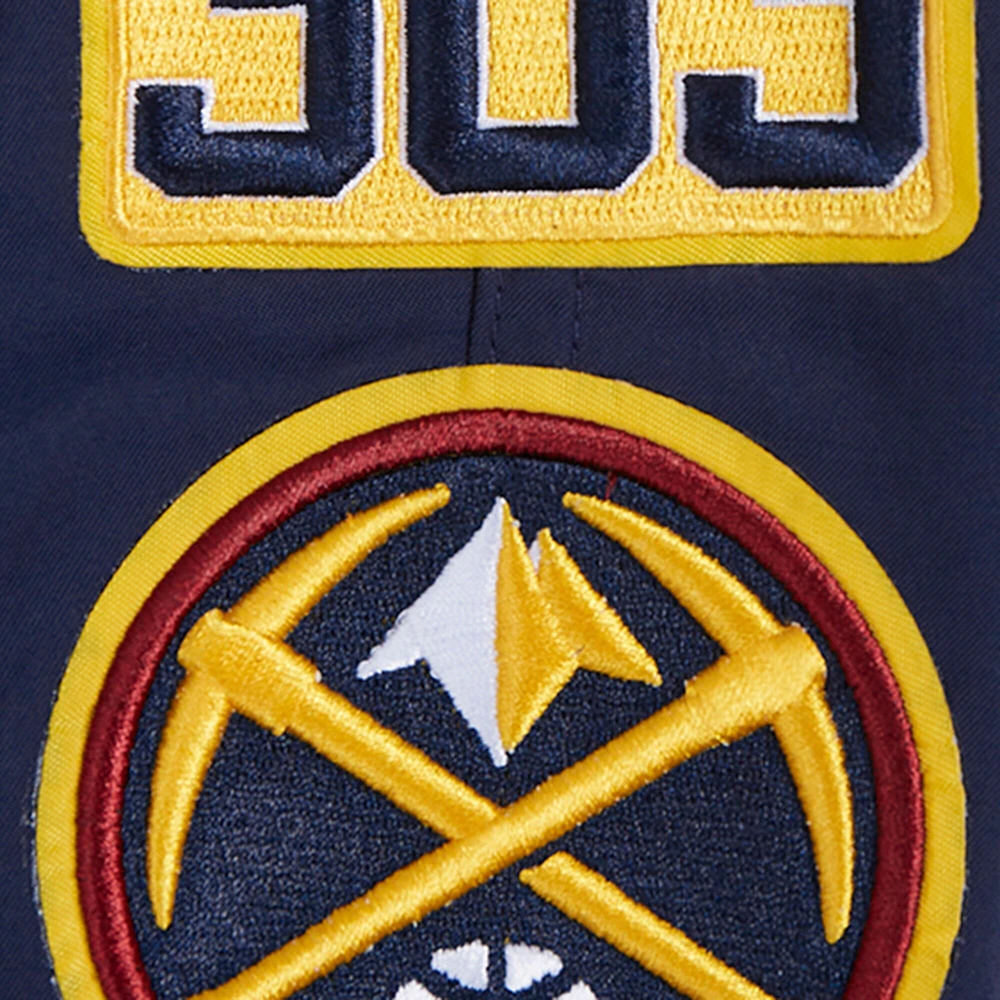 Men's Pro Standard Navy Denver Nuggets Area Code Shorts