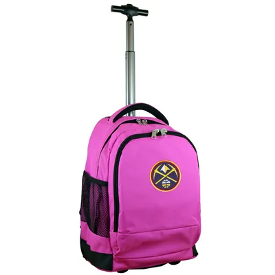 Denver Nuggets MOJO 19'' Premium Wheeled Backpack - Pink