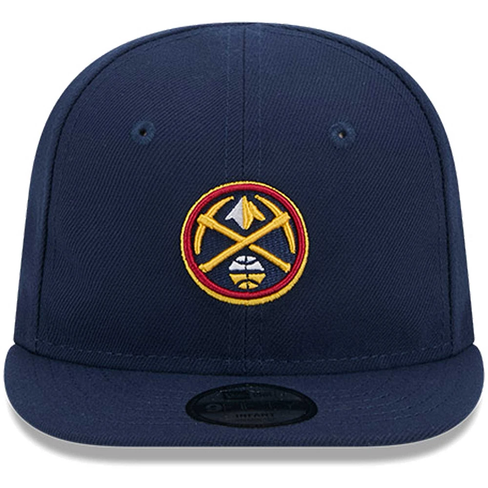 Newborn & Infant New Era Navy Denver Nuggets My First 9FIFTY Adjustable Hat