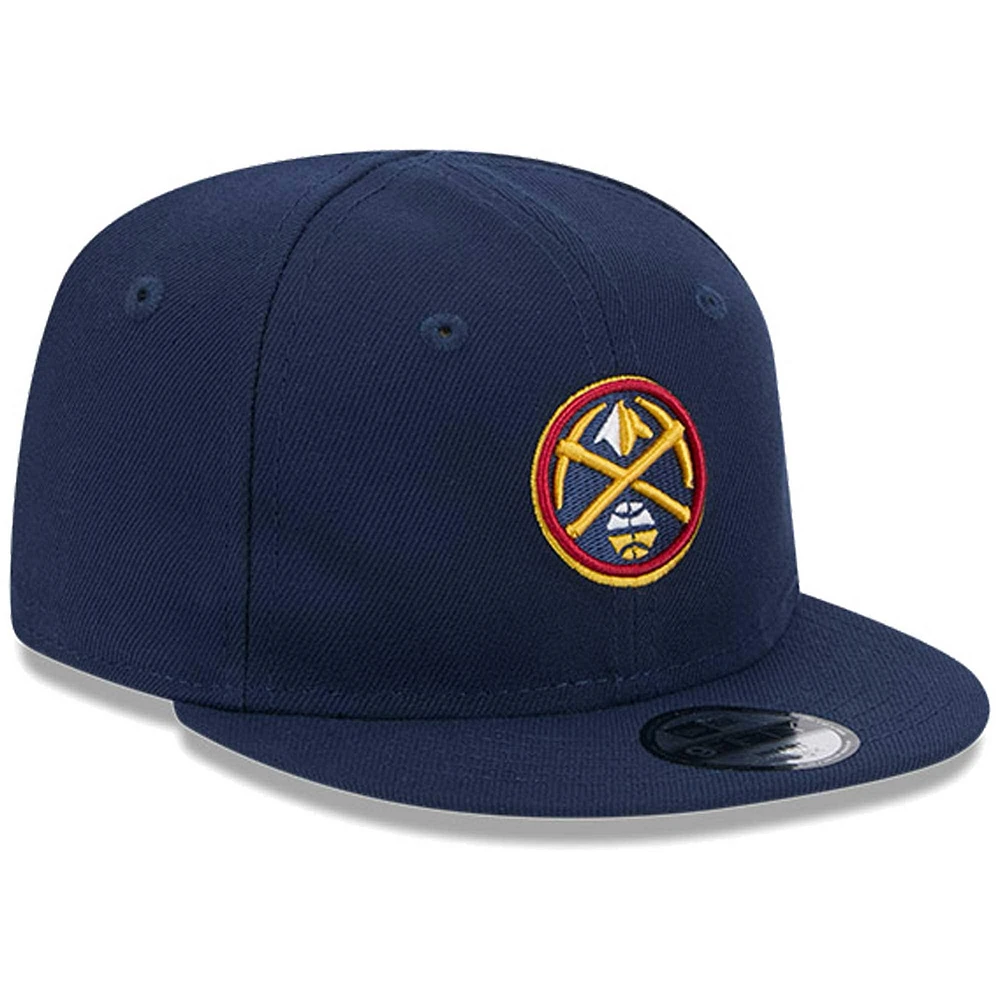 Newborn & Infant New Era Navy Denver Nuggets My First 9FIFTY Adjustable Hat