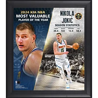 Nikola Jokic Denver Nuggets Framed 15" x 17" 2024 NBA MVP Collage