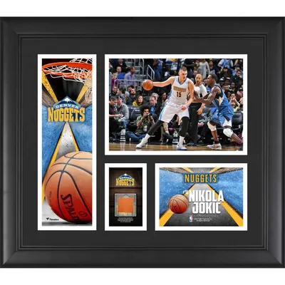 Nikola Jokic Denver Nuggets Fanatics Authentic Framed 15" x 17" Collage with a Piece of Team-Used Basketball