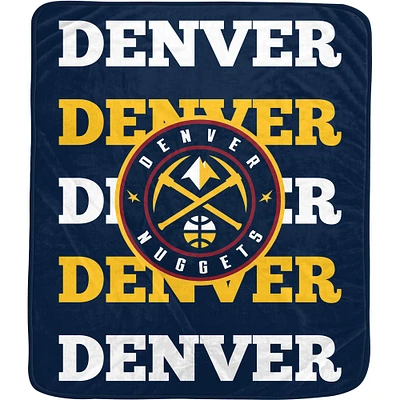 Pegasus Denver Nuggets 60'' x 70'' Logo Wordmark Plush Blanket