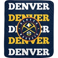 Pegasus Denver Nuggets 60'' x 70'' Logo Wordmark Plush Blanket