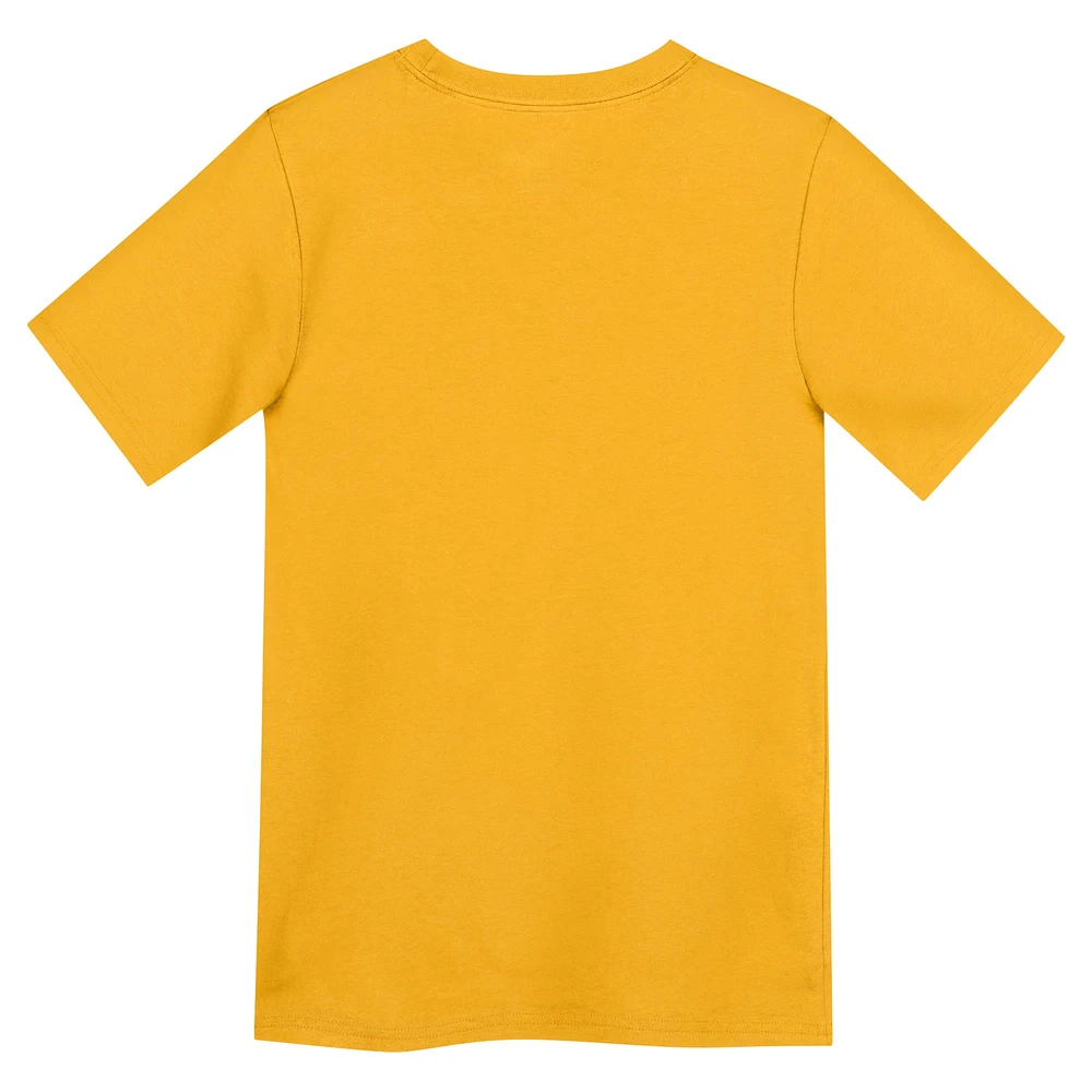 Jordan Brand Gold Denver Nuggets pour enfants d'âge préscolaire T-shirt essentiel Jumpman