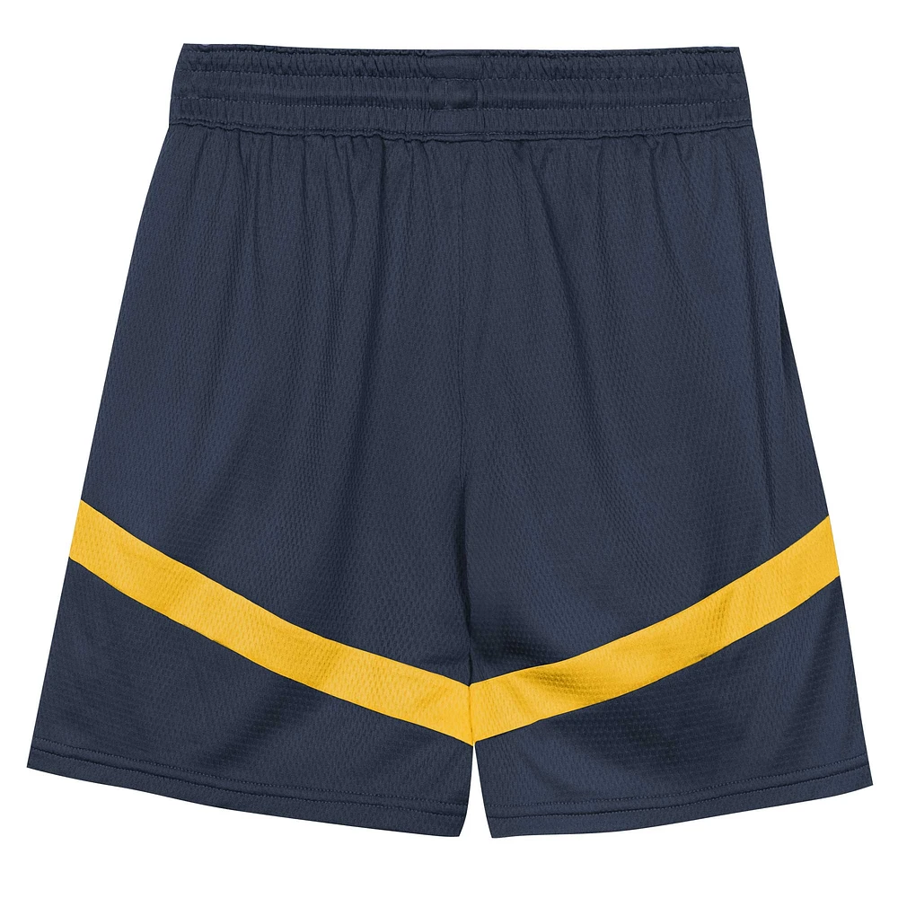 Ensemble débardeur et short en maille Denver Nuggets bleu marine pour enfant d'âge préscolaire