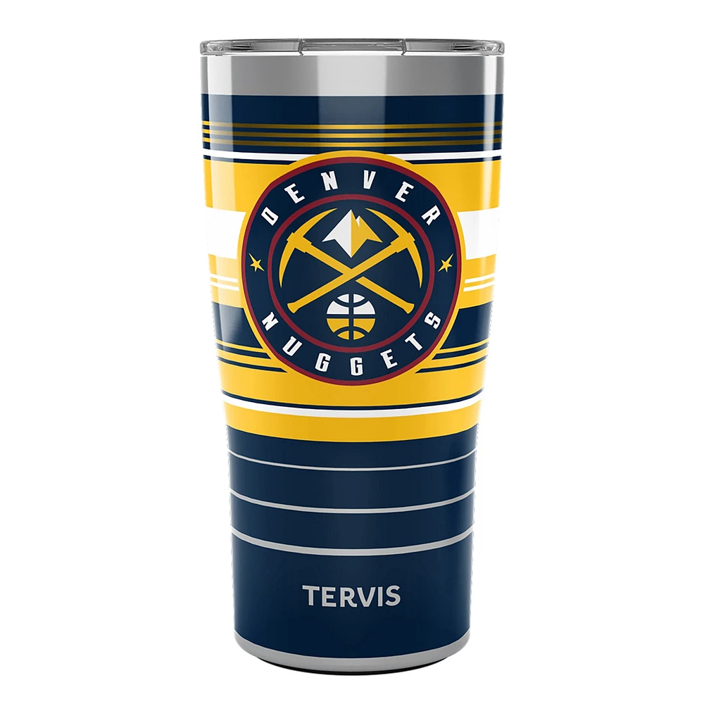 Tervis Denver Nuggets 20oz. Gobelet en acier inoxydable à rayures Hype