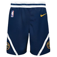 Short Nike bleu marine Denver Nuggets Icon Replica pour tout-petit