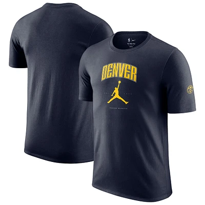 T-shirt unisexe Jordan Brand bleu marine Essential Cities des Denver Nuggets
