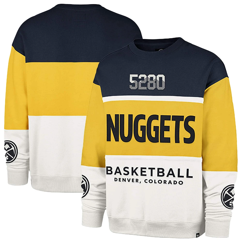 Unisex '47 Yellow Denver Nuggets 2024/25 City Edition On Five Maximalist Pullover Sweatshirt