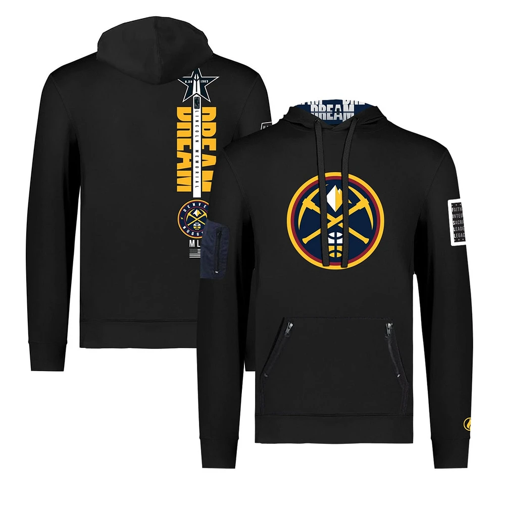 Sweat à capuche unisexe FISLL x Black History Collection Denver Nuggets noir