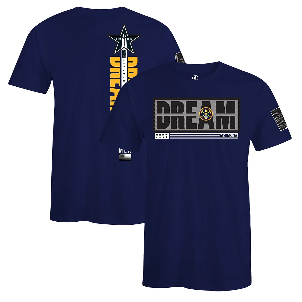 T-shirt unisexe FISLL x Black History Collection Denver Nuggets bleu