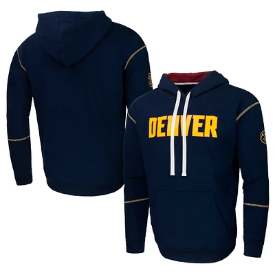 Unisex Navy Stadium Essentials Denver Nuggets Monument Pullover Hoodie