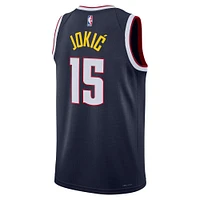 Unisex Nike Nikola Jokic Navy Denver Nuggets Swingman Jersey - Icon Edition