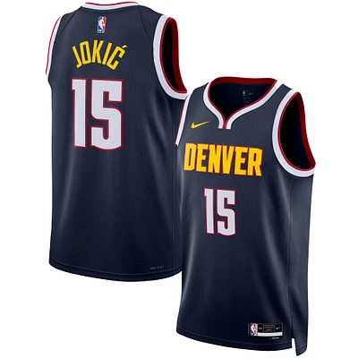 Maillot unisexe Nike Nikola Jokic bleu marine Denver Nuggets Swingman - Édition Icon