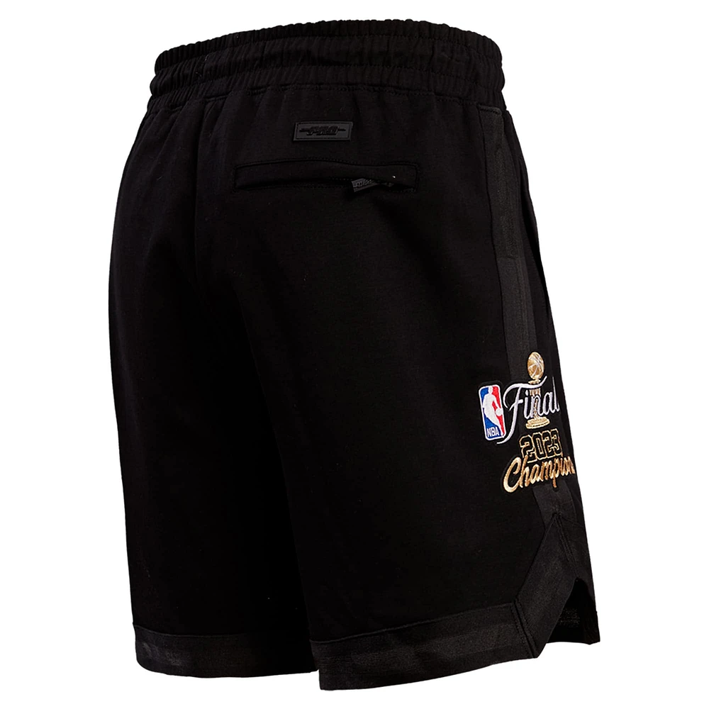 Short unisexe Pro Standard noir Denver Nuggets 2023 Champions de la finale NBA