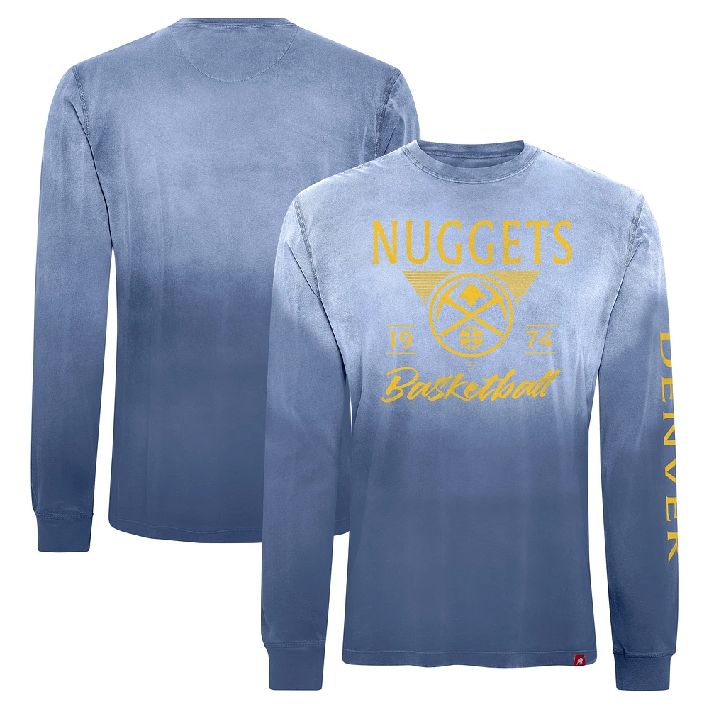 T-shirt unisexe Sportiqe Denver Nuggets Mohave Sun-Dipped à manches longues bleu