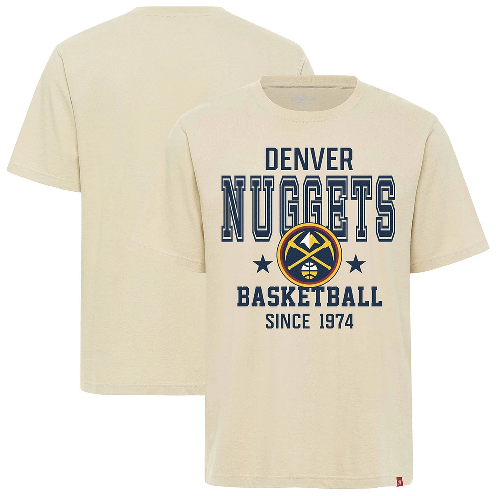 Unisex Sportiqe  Cream Denver Nuggets Duke Premium T-Shirt