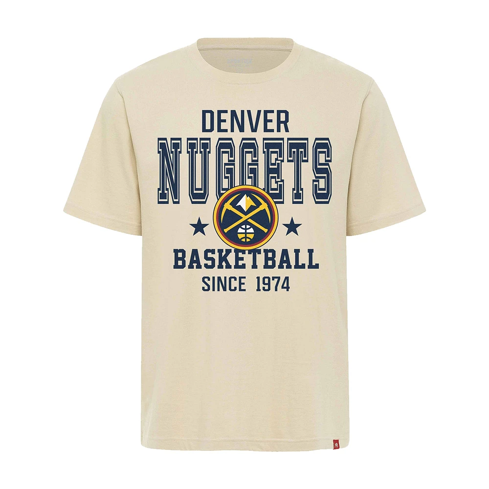 Unisex Sportiqe  Cream Denver Nuggets Duke Premium T-Shirt