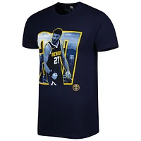 T-shirt unisexe Stadium Essentials Jamal Murray Navy Denver Nuggets Player Skyline