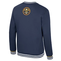 Sweat-shirt unisexe Stadium Essentials bleu marine Denver Nuggets Halftime 2