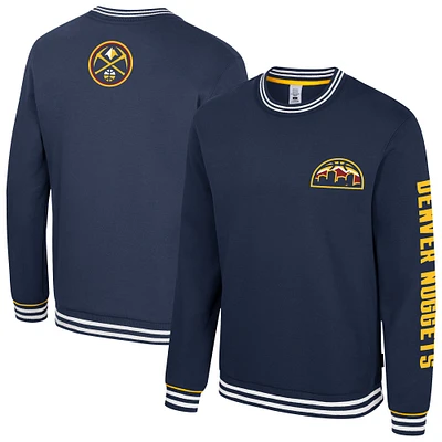 Sweat-shirt unisexe Stadium Essentials bleu marine Denver Nuggets Halftime 2