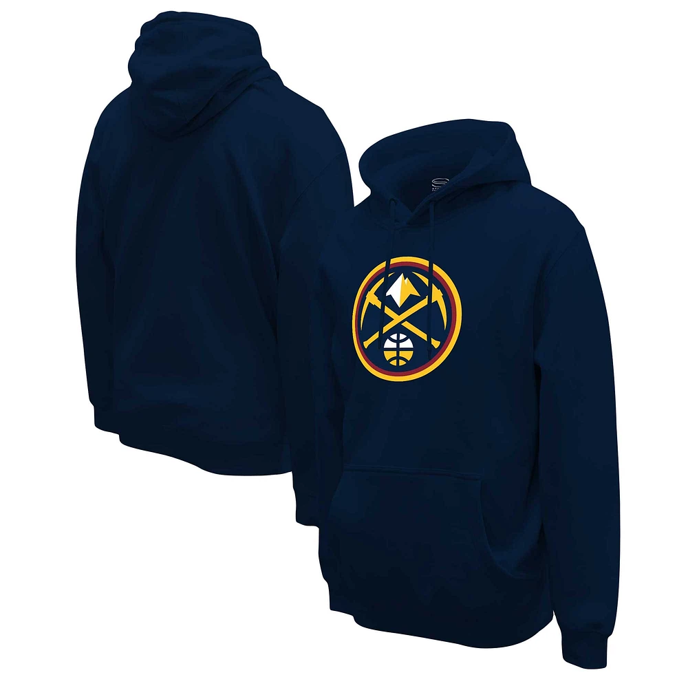 Unisex Stadium Essentials  Navy Denver Nuggets Primary Logo Pullover Hoodie