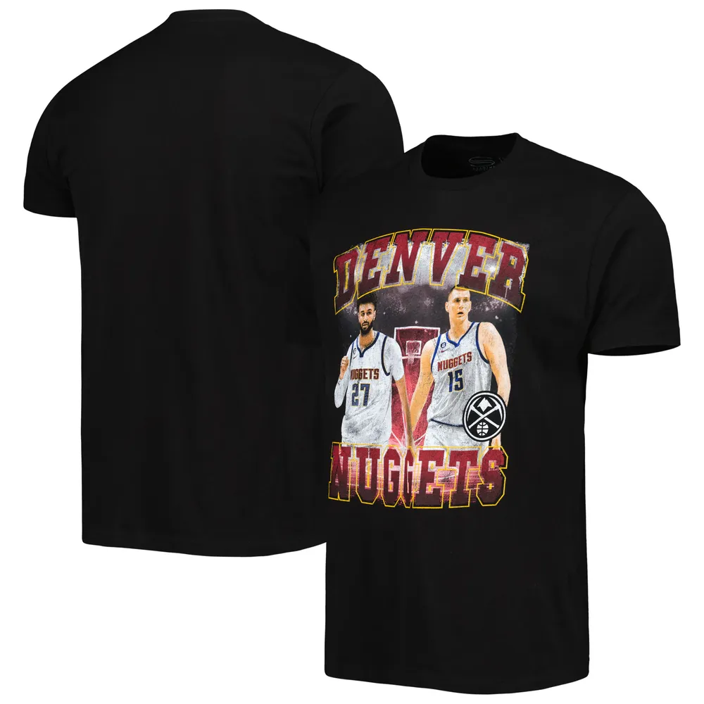 Unisex Stadium Essentials Nikola Jokic & Jamal Murray Black Denver Nuggets Player Duo T-Shirt