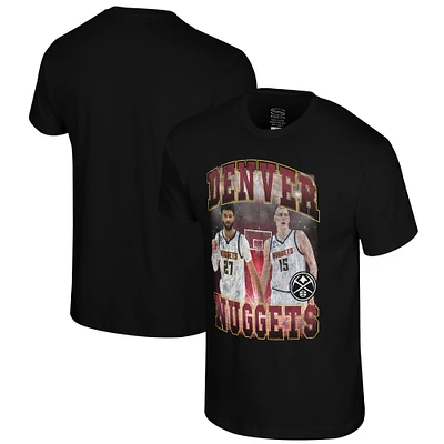 Unisex Stadium Essentials Nikola Jokic & Jamal Murray Black Denver Nuggets Player Duo T-Shirt