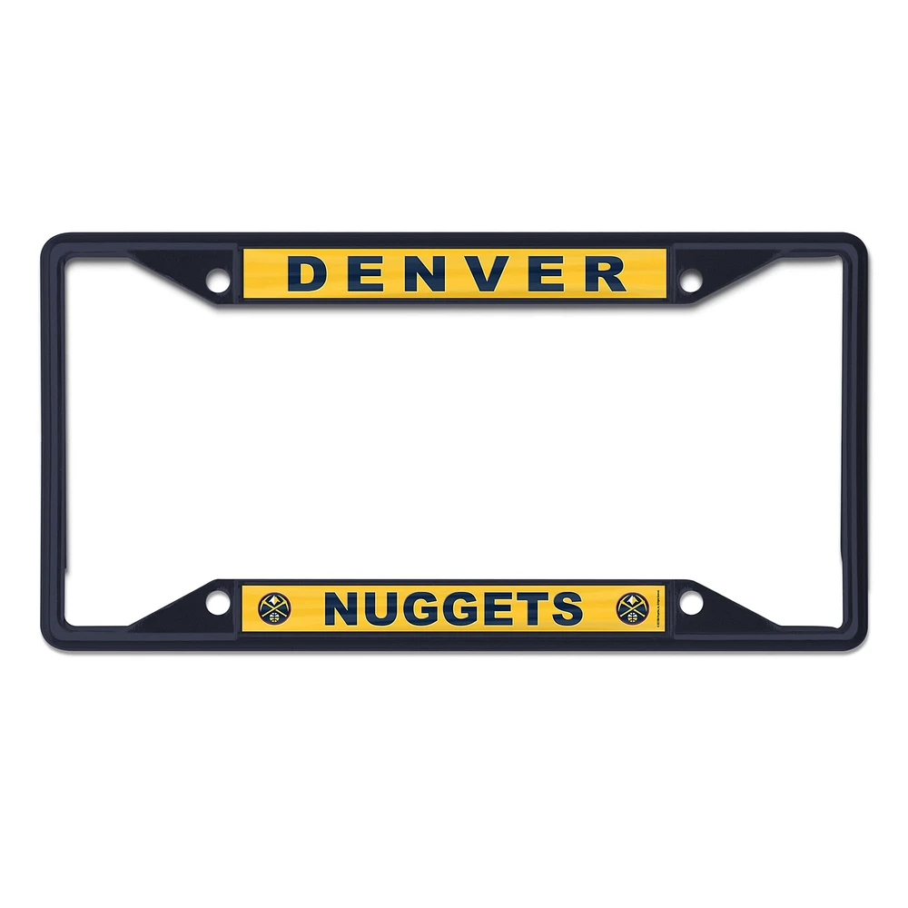 WinCraft Denver Nuggets Chrome Color License Plate Frame