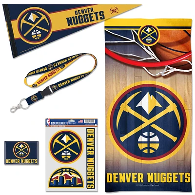 WinCraft Denver Nuggets House Fan Accessories Pack