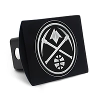 Housse d'attelage WinCraft Denver Nuggets Premium en métal chromé avec logo