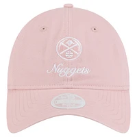 Women's New Era  Pink Denver Nuggets Gameday Preppy 9TWENTY Adjustable Hat