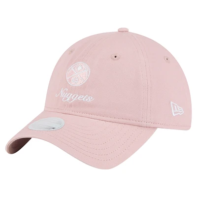 Women's New Era  Pink Denver Nuggets Gameday Preppy 9TWENTY Adjustable Hat