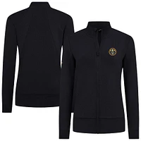Veste zippée intégrale noire Shine des Denver Nuggets pour femme Levelwear