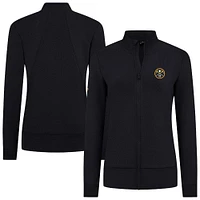 Veste zippée intégrale noire Shine des Denver Nuggets pour femme Levelwear