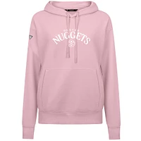 Women's Levelwear  Light Pink Denver Nuggets Mother's Day Adorn Arched Pullover Hoodie