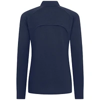 Women's Levelwear Navy Denver Nuggets Flex Insignia 2.0 Quarter-Zip Top