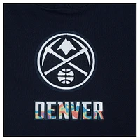 Women's Pro Standard Navy Denver Nuggets 2024/25 City Edition Cropped Pullover Hoodie