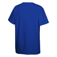 Youth Mitchell & Ness  Blue Denver Nuggets 2025 NBA Playoffs Retro Monumental T-Shirt