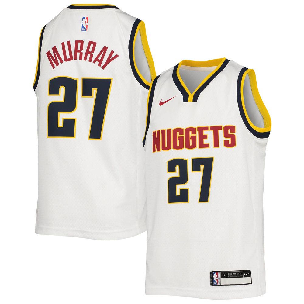 Denver Nuggets White #27 NBA Jersey-609,Denver Nuggets