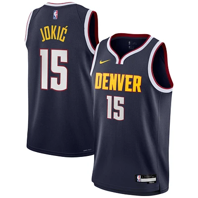 Youth Nike Nikola Jokic Navy Denver Nuggets Swingman Jersey - Icon Edition