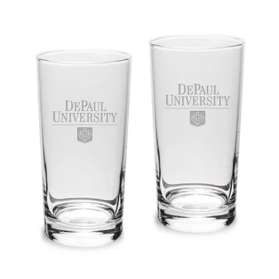 DePaul Blue Demons 10oz. 2-Piece Highball Glass Set