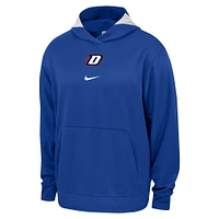 Sweat à capuche Nike Royal DePaul Blue Demons Basketball Spotlight Performance pour homme