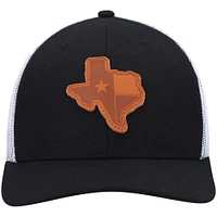 Casquette Snapback Local Crowns en cuir noir Texas State Applique pour homme